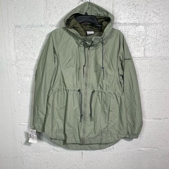 Columbia Jackets & Blazers - Columbia Women's Lillian Ridge Shell Waterproof Rain Jacket Sage Small